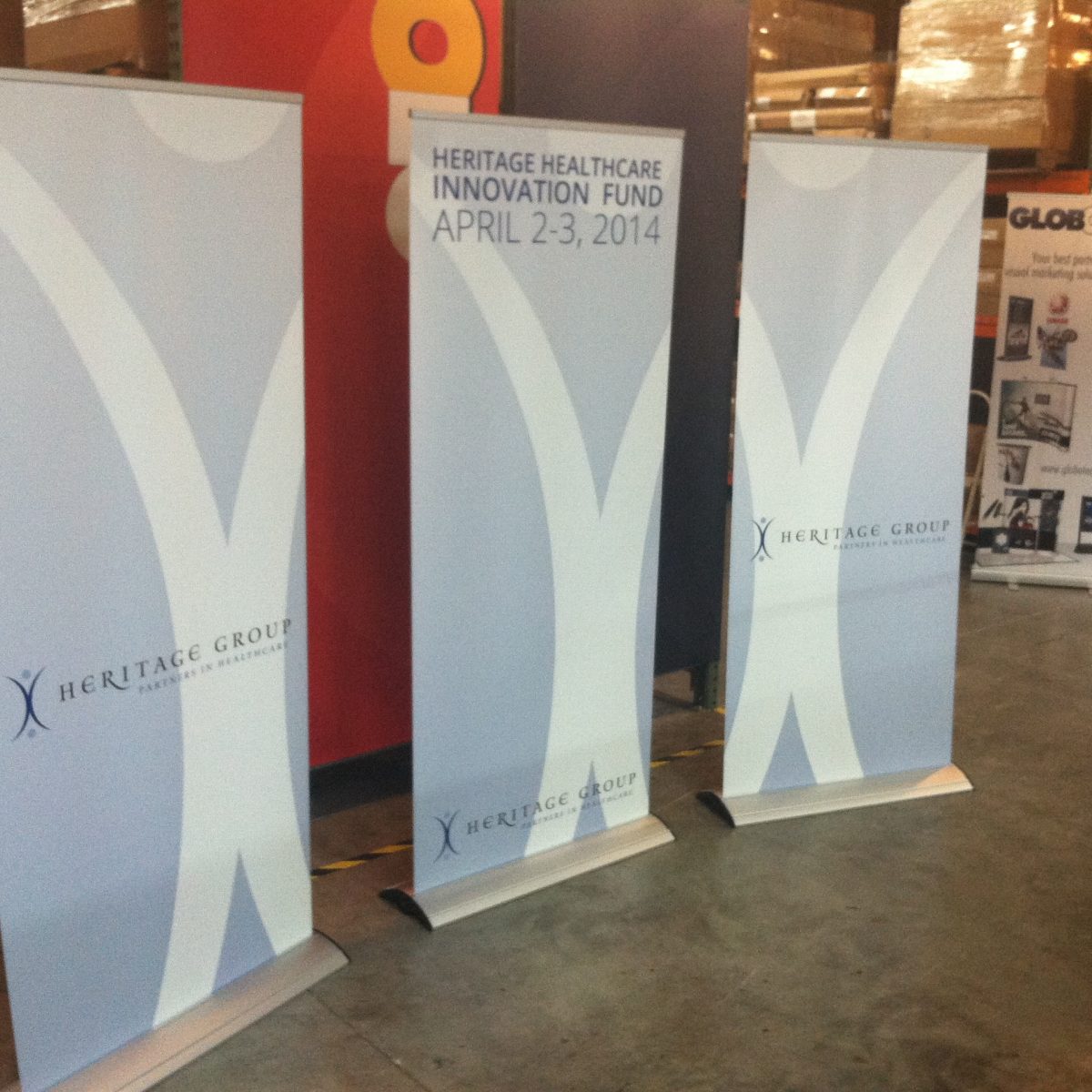12) Retractable Banner Stand