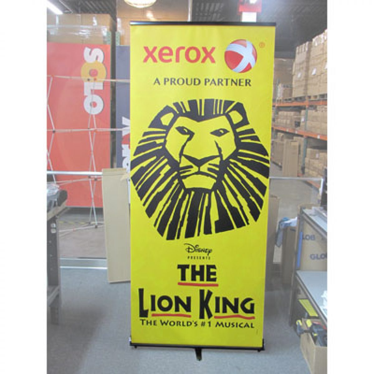 8) Retractable Banner Stand