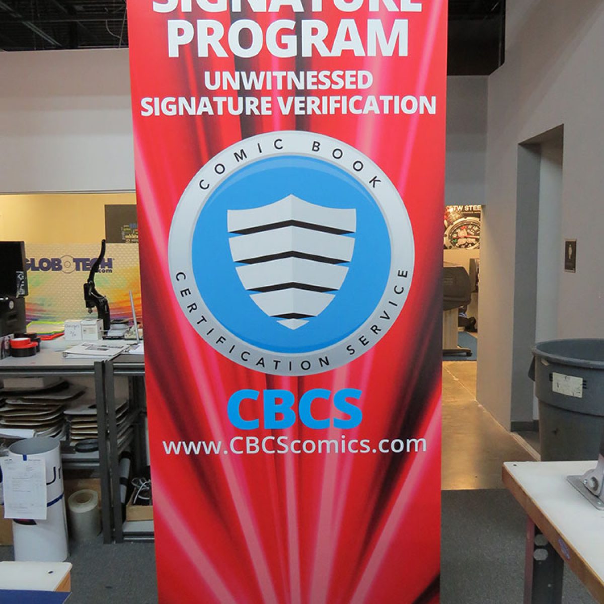 3) Retractable Banner Stand